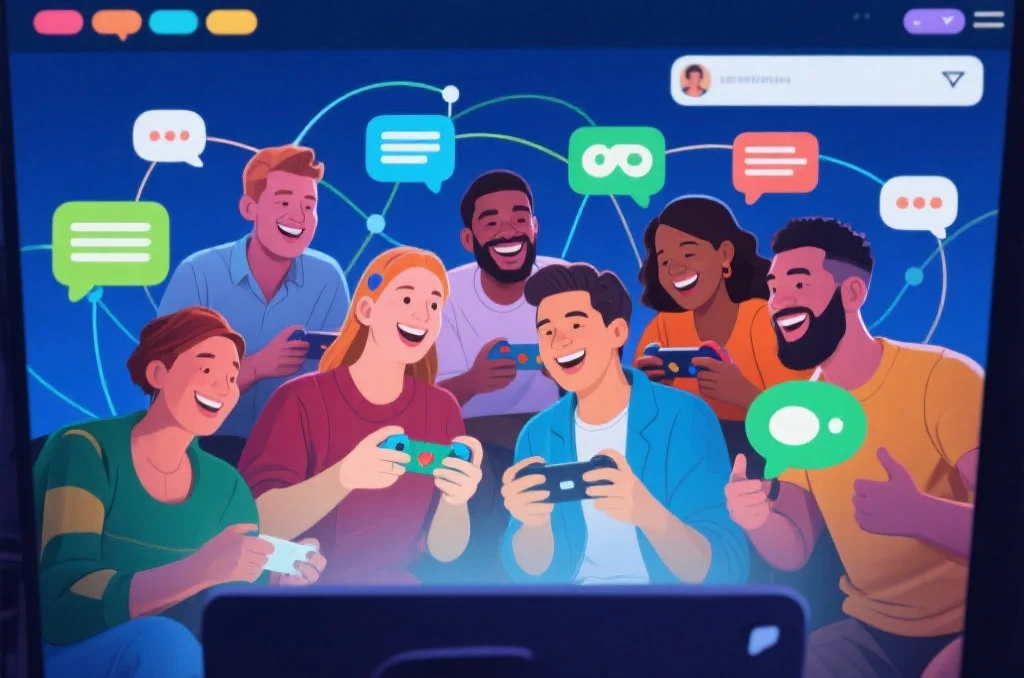 风暴娱乐平台上的活跃社群互动,用户分享快乐与经验